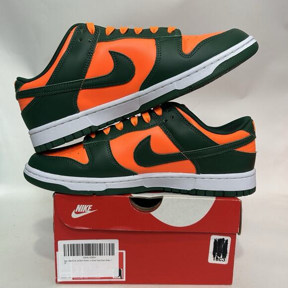 Nike Dunk Low Retro “Miami/Gorge Green-White” DD1391-300